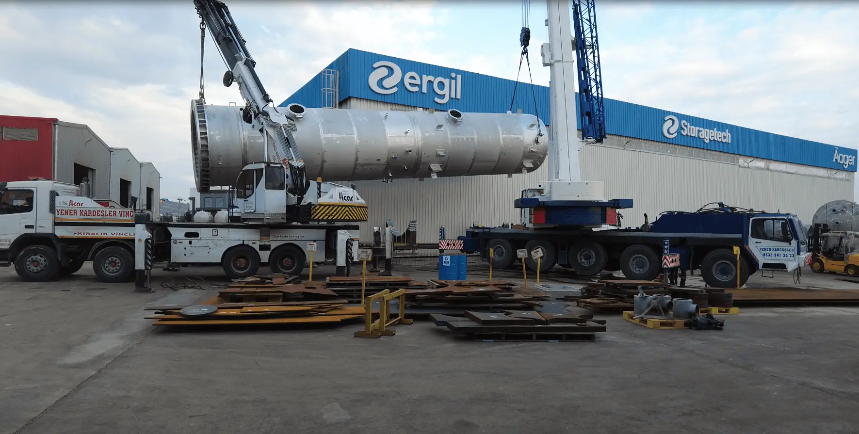 ERGIL Successfully Completes Distilled Nitrile & Crude Nitrile Vessel Project 33