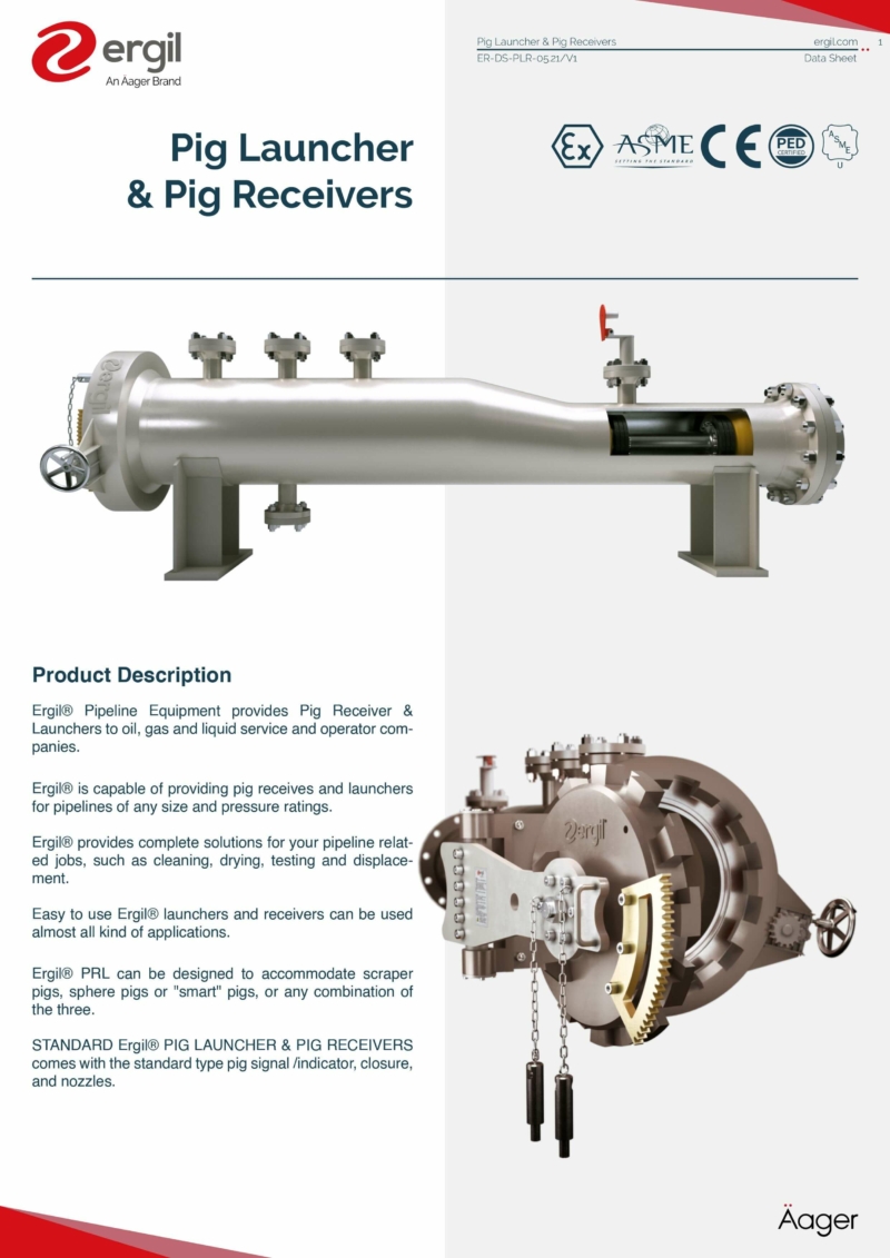 Pig Launcher & Receiver Ergil World Leading Industrial Manufacturer