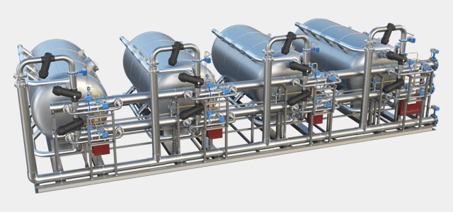 Stainless Steel Wet Packed Scrubber System for Textile Industry 5