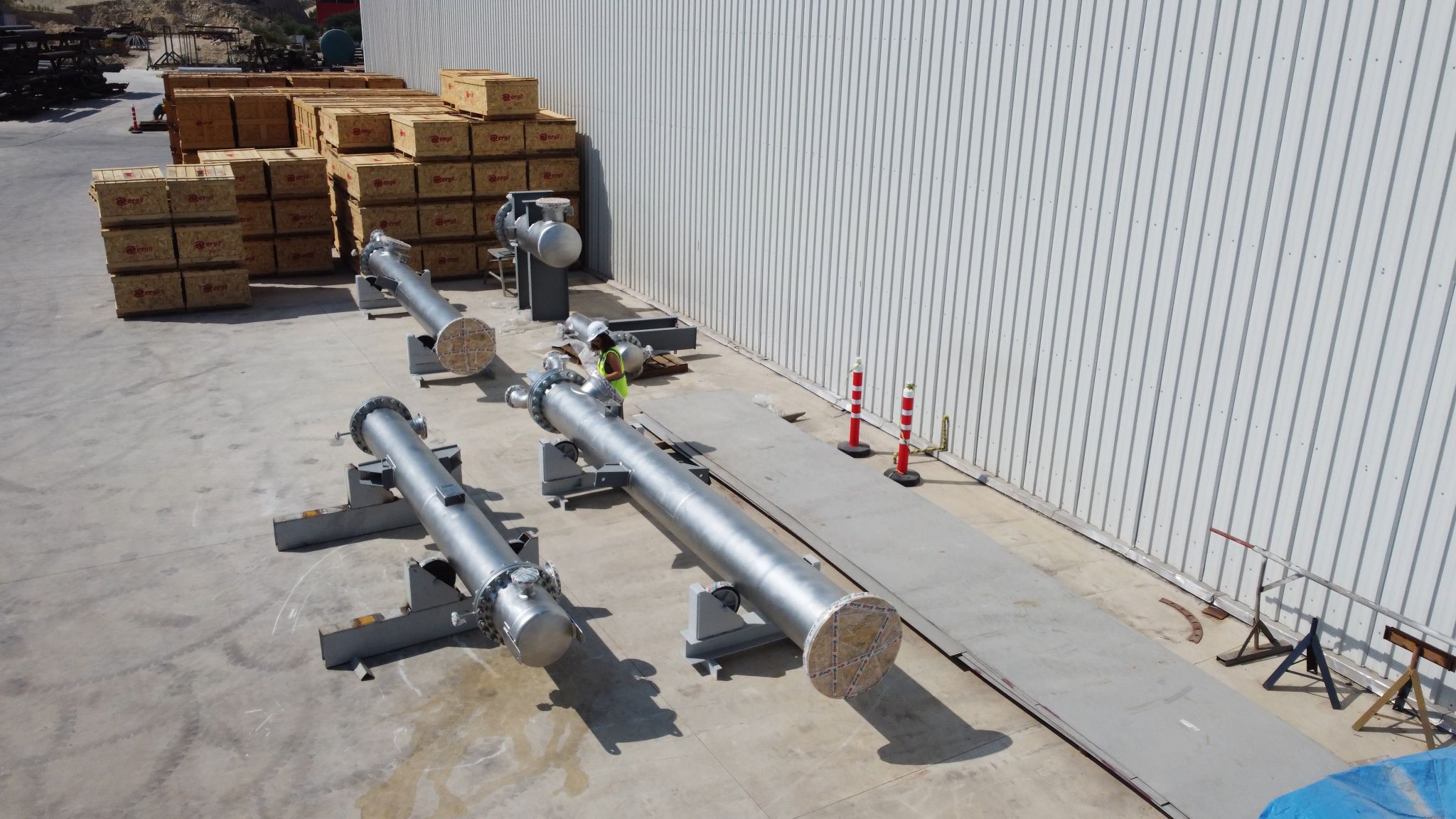 ERGIL team successfully completed heat exchanger, condenser, and boiler order for a chemical plant in Turkey 30