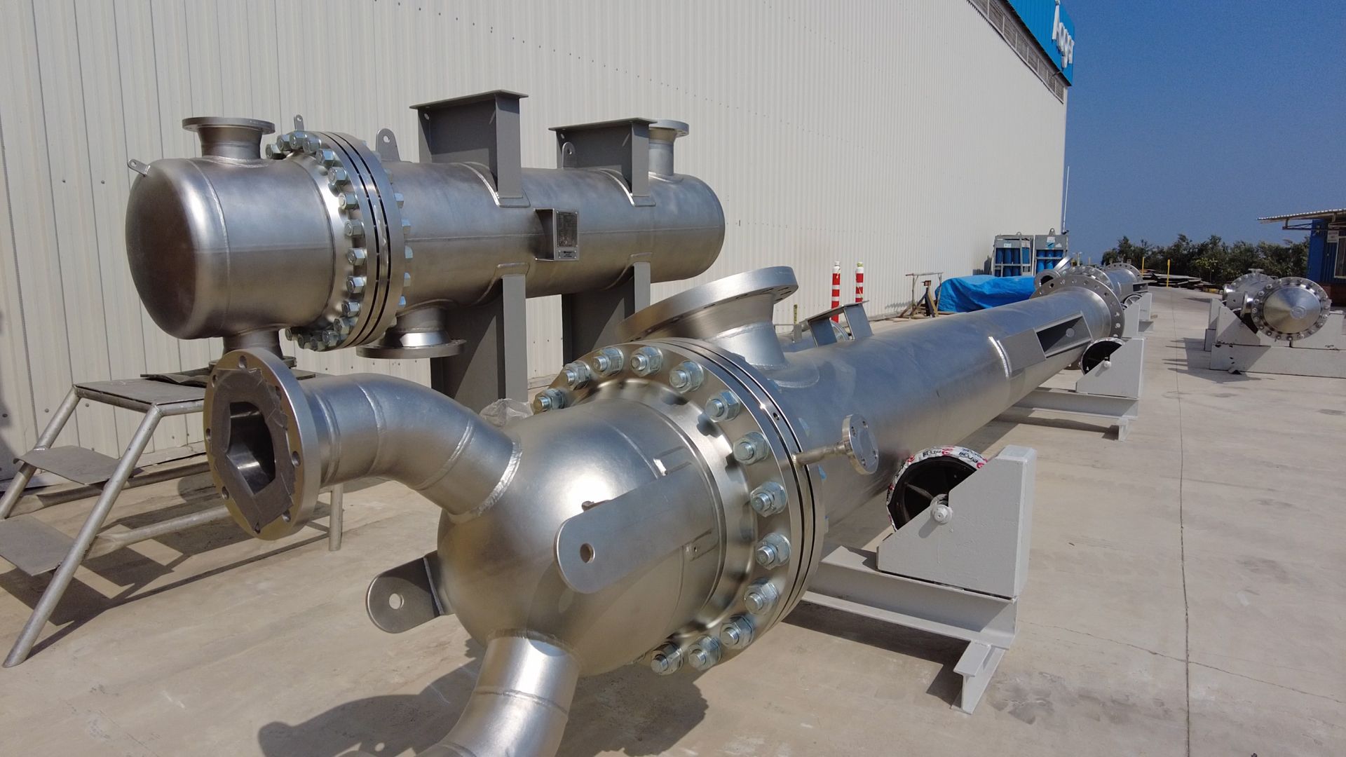 ERGIL team successfully completed heat exchanger, condenser, and boiler order for a chemical plant in Turkey