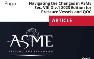 Navigating the Changes in ASME Sec. VIII Div.1 2023 Edition for Pressure Vessels and QOC 31