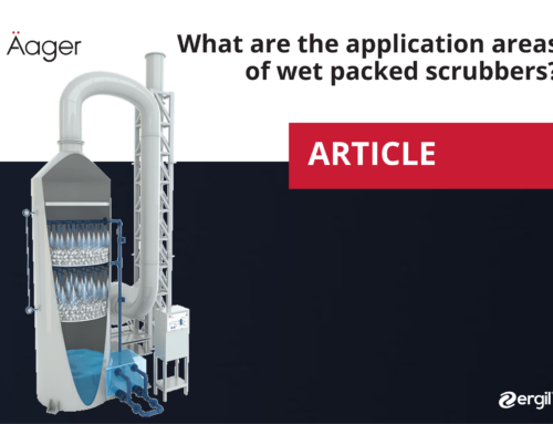 What are the application areas of wet packed scrubbers?