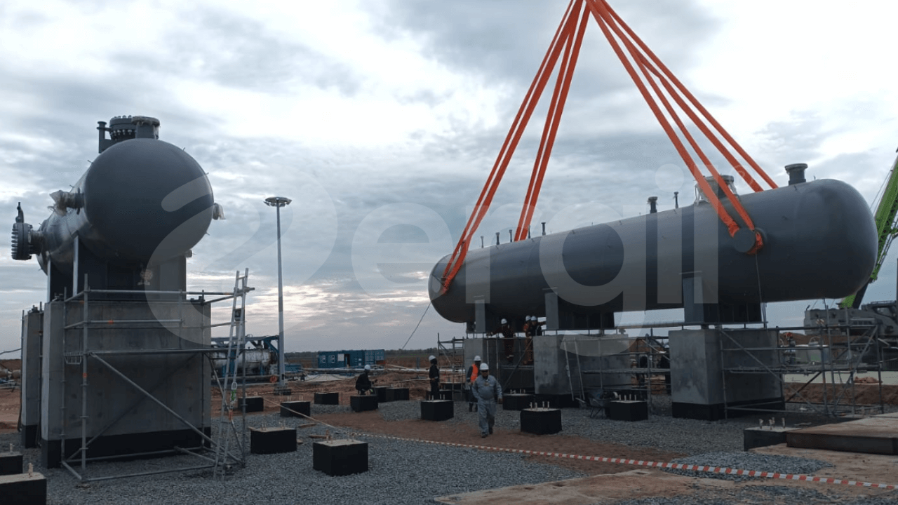 Test Separators, a Production Separator, and a SlugCatcher has successfully reached the installation site 12